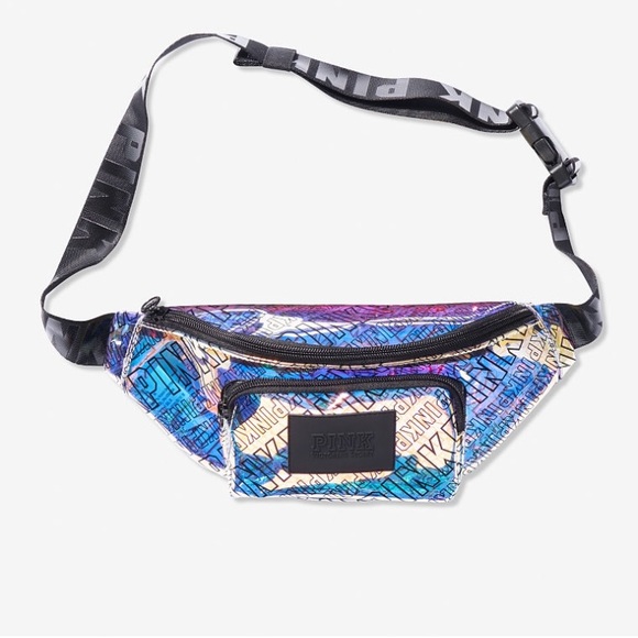 PINK Victoria's Secret Handbags - NEW!!  VS PINK iridescent fanny pack!